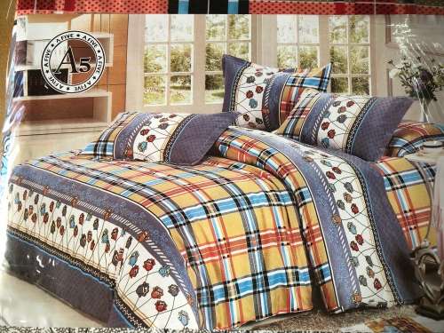 6 PIECE QUEEN SIZE COTTON FEEL DUVET COVER SET A MUST HAVE