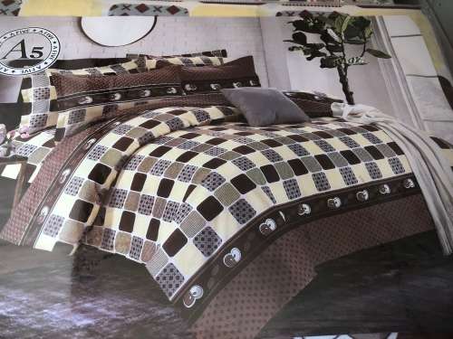 6 PIECE QUEEN SIZE COTTON FEEL DUVET COVER SET A MUST HAVE