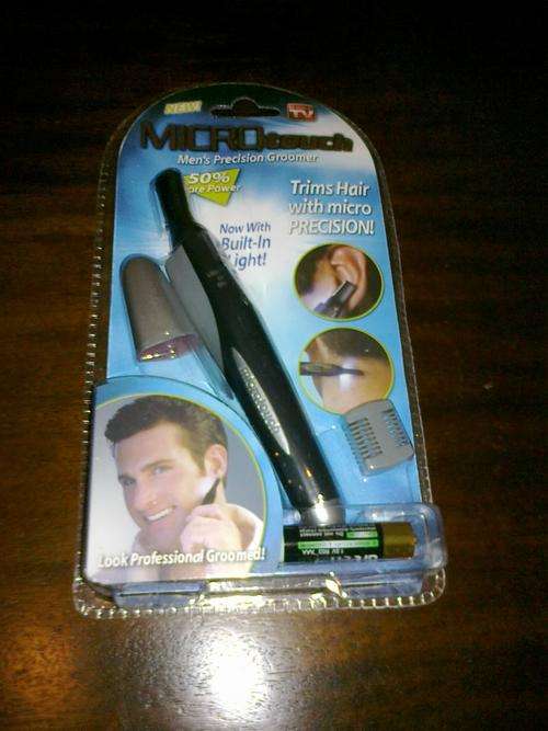 MICRO TOUCH TRIMS HAIR WITH MICRO PRECISION, A MUST HAVE FOR ALL MEN!!!!!!!!!! AS SEEN ON TV