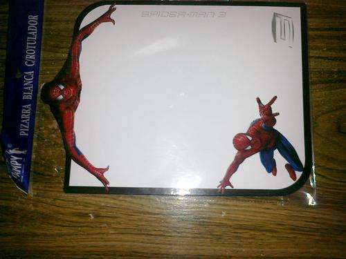 SPIDER-MAN 3 WHITE BOARD WITH PEN AND ERASER!!!!! THE PERFECT EDUACTIONAL TOY!!!!!