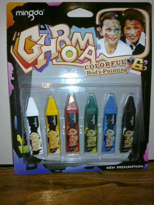 COLORFUL BODY PAINT, PERFECT FOR ALL PARTYS!!!!!!!!!!!