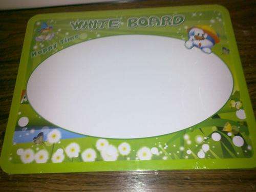 A WHITE BORAD & A MAGNATIC NUMBER BORAD ON THE OTHER SIDE A MUST HAVE!!!!!!!!!!