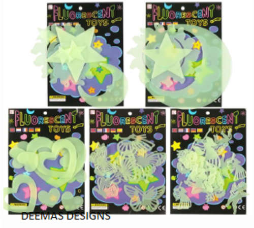 GLOW IN THE DARK  DIFFRENT THING TO CHOOSE FROM !!!!!!!!!!! A MUST HAVE FOR ALL ROOMS!!!!!!!