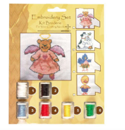 EMBROIDERY SET KIT BRODERIE, A GIFT MADE BY YOU IS SO MUCH MORE SPECIAL!!!!!!