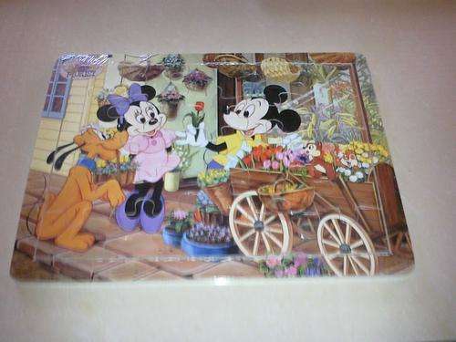 25 PIECE WOODEN MICKY AND MINI MOUSE PUZZLE A MUST HAVE!!!!!!!!!!!!!