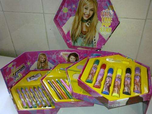 HANNAH MONTANA 46 PIECE ART SET A MUST HAVE!!!!!!!!!!!!!!