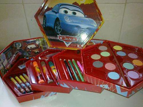 CARS 46 PIECE ART SET MUST HAVE!!!!!!!!!!!!!!!
