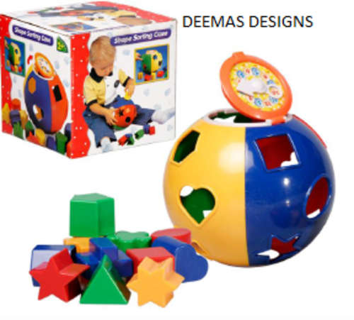 12 SHAPE, SORTING CASE FUN & EDUCATIONAL!!!!!!!!!!! A MUST HAVE!!!!!!!!