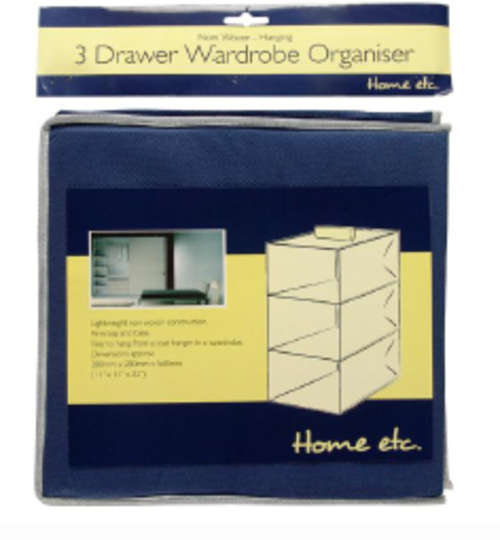 3 DRAWER WARDROBE ORGANISER!!!!!!!! A MUST HAVE