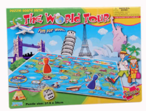 THE WORLD TOUR BOARD GAME SO MUCH FUN FOR THE KIDS!!!!!!