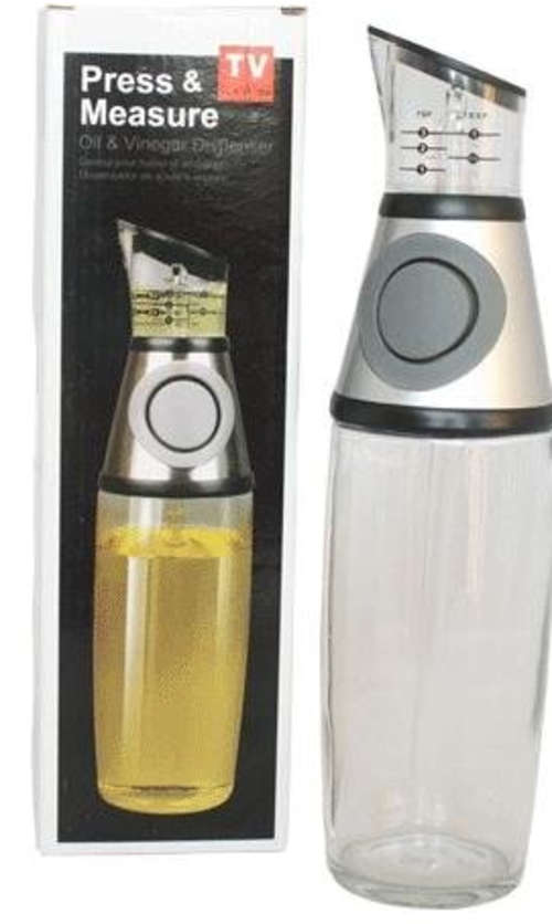 PRESS & MEASURE OIL & VINEGAR DISPENSER!!!!!!!!! AS SEEN ON TV