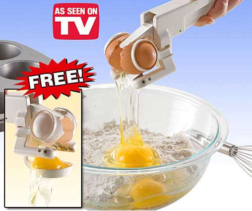 EZ Cracker - Seperate & Crack an Egg with NO MESS!!!!! AS SEEN ON TV