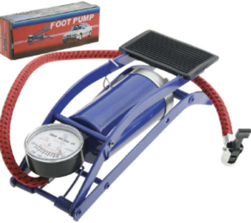 FOOT PUMP, MULTI-PURPOSE AIR PUMP EASILY INFLATES!!!!!!!!