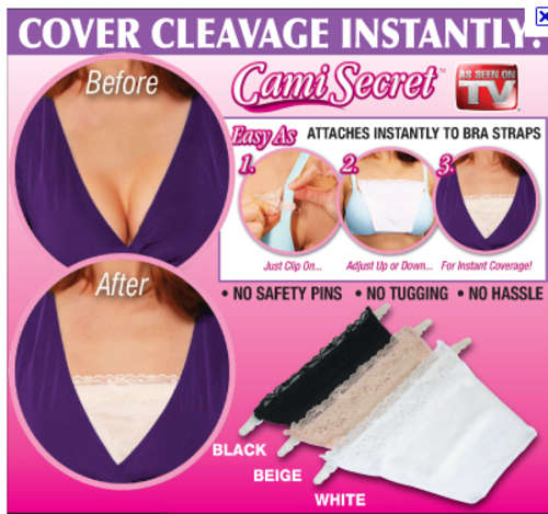 CAMISECRET I MUST HAVE FOR EVERY WOMEN 3 IN A PACK!!!!!!! A MUST HAVE!!! AS SEEN ON TV