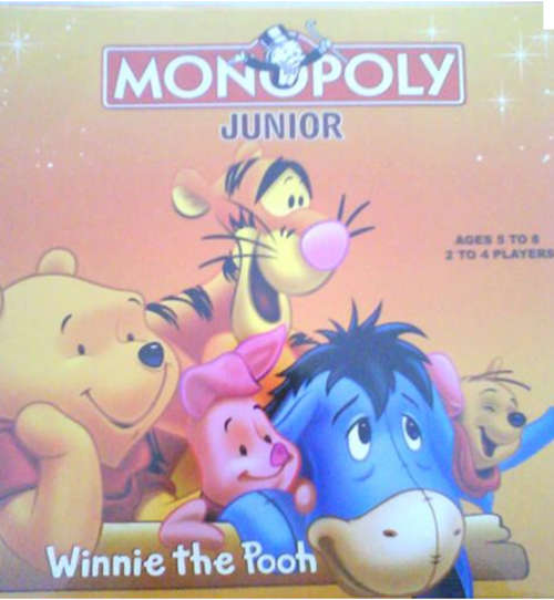 WINNE THE POOH MONOPLY SET!!!!!!!!!!! A MUST HAVE!!!!!!!!