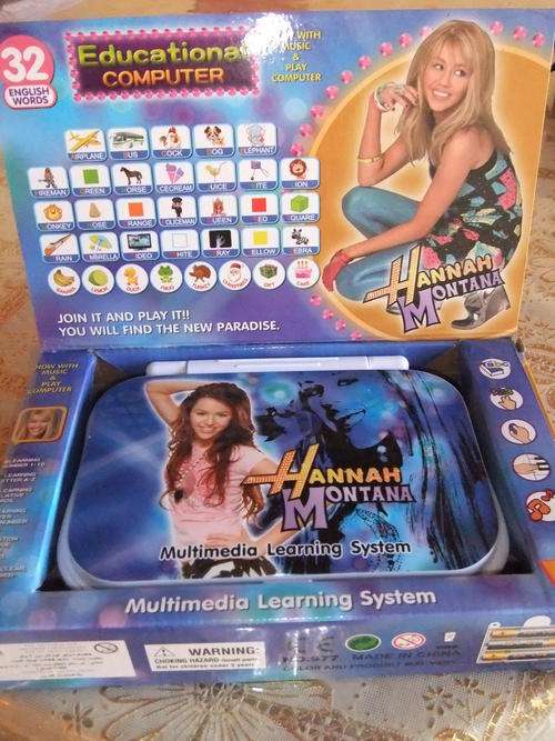 HANNAH MONTANA LAPTOP FOR GIRLS LOTS OF FUN & EDUCATIONAL!!!!!!!!!!! A MUST HAVE!!!!!!!!