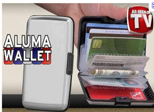 INDESTRUCTIBLE ALUMINUM WALLET!!!!!!  AS SEEN ON TV