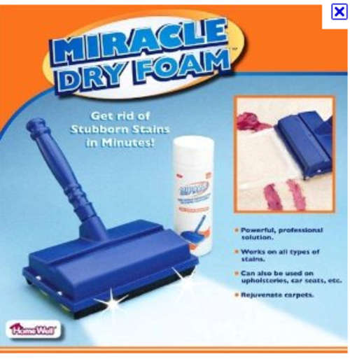 MIRACLE DRY FOAM!!!!!!!! AS SEEN ON TV