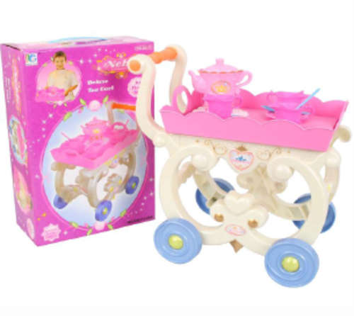 Deluxe Tea Cart - With Removable Tray and INCLUDES 30 Accessories!! A MUST HAVE!!!!!!!!