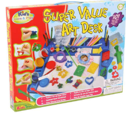 SUPER VALUE ART DEST 101 PIECES LOTS OF FUN & EDUCATIONAL!!!!!!!!!!! A MUST HAVE!!!!!!!!