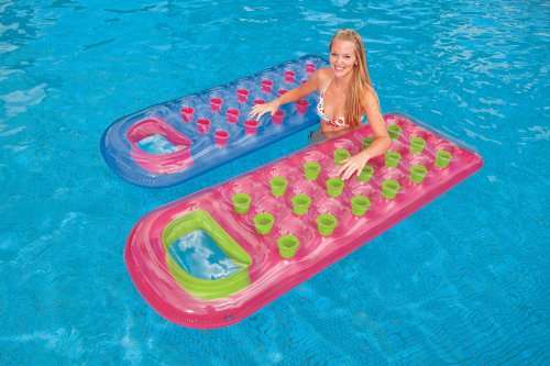 INTEX 18 POCKET LOUNGE INFATABLE POOL FLOAT, ENJOY THE POOL IN STYLE!!!!!