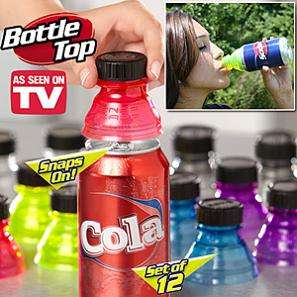 BOTTLE TOP CAPS PERFECT FOR ON THE GO!!!!!!! AS SEEN ON TV
