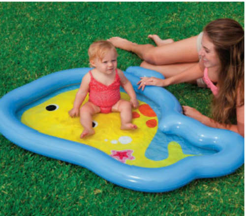 INTEX CUTE WALE BABY POOL!!!!!!!