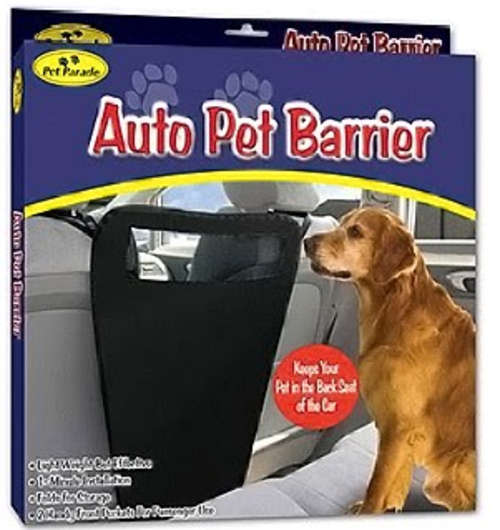 AUTO OET BARRIER KEEP YOUR PET IN THE BACK SEAT AS SEEN ON TV