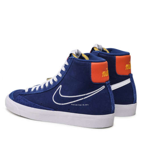 Nike blazer Mid `77 Deep Royal Blue/White/Orange ***NEW*** UK size 9