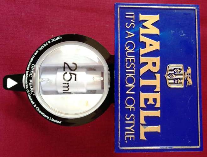 Martell 25 ml âOptic Pearlâ Optic Alcohol Dispenser