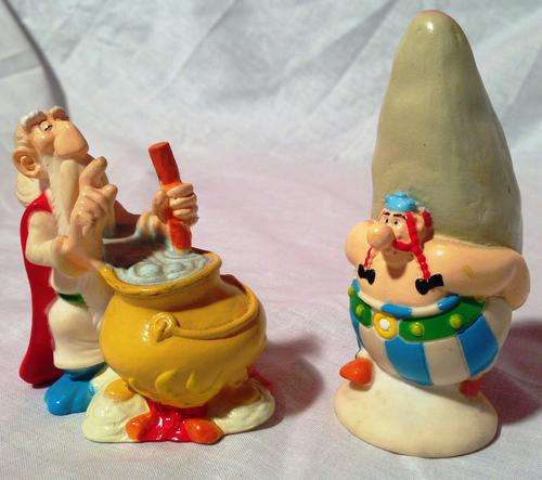 Collectable Asterix & Obelix Plastoy Figurines Set: 1995 Les Editions Albert Rene