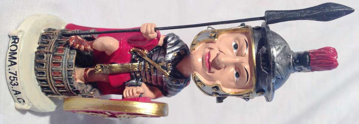 Collectable Roman Empire Bobble Head Figurine