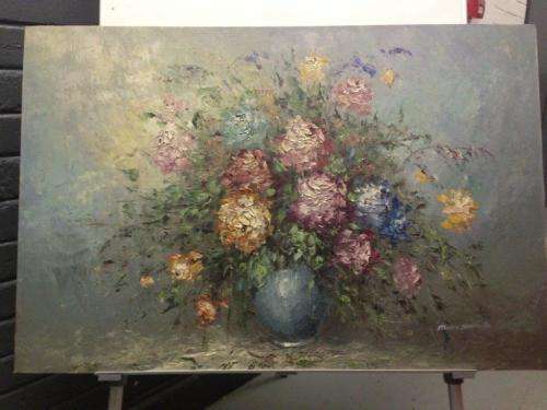 Gorgeous Original Oil Painting - Marie Charlotte Signed Unframed