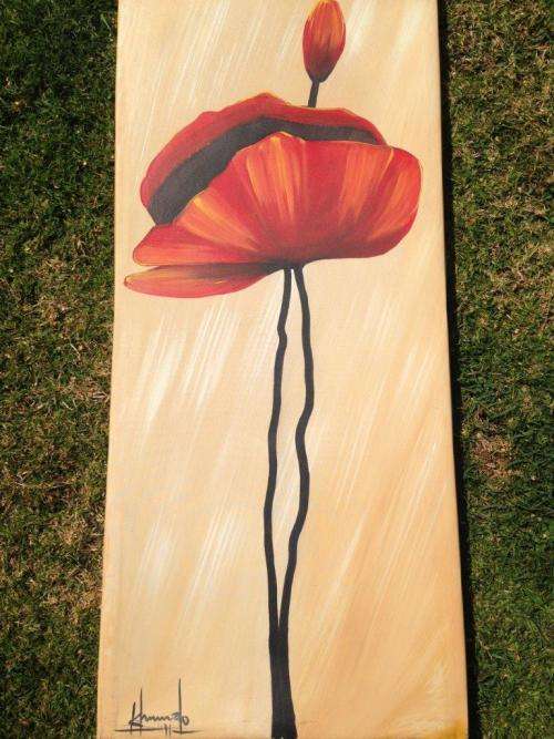 VERY NICE OIL ON CANVAS PAINTING BY KHUMALO
