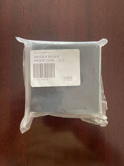2018 Silver Proof Krugerrand (Cert-11856) 1 oz