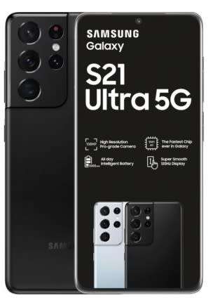 Samsung Galaxy S21 Ultra 5G (Dual Sim) 256GB silver with Samsung buds