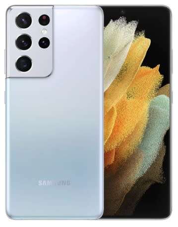 Samsung Galaxy S21 Ultra 5G (Dual Sim) 256GB silver with Samsung buds