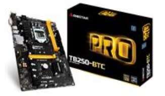 Mining Motherboard | TB250-BTC Combo with I3 7100 CPU, 8GB vengence ddr4 Ram and 250GB HP SSD drive