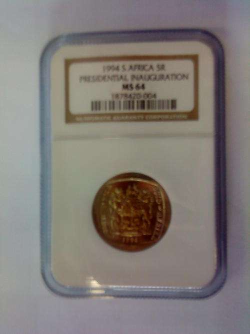 NGC Graded MS 64 Presidential Inauguration 1994 R5