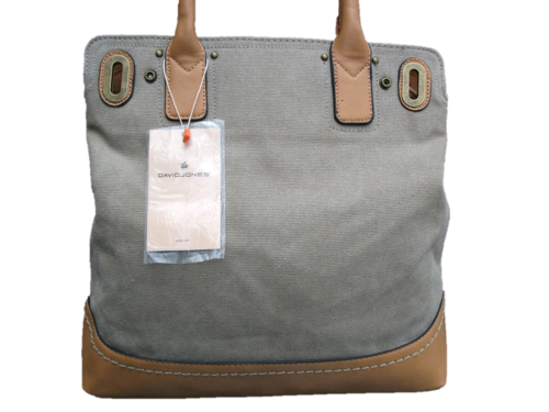 ORIGINAL DAVID JONES-HANDBAG- 100% - TAUPE