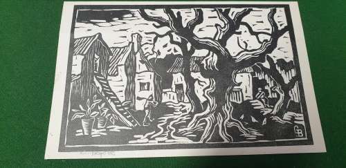 Gregoire Boonzaier signed original personal postcard.