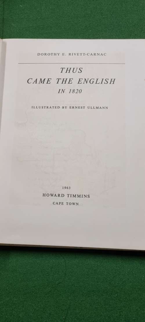 Thus came the English. D. E. Rivett-Carnac