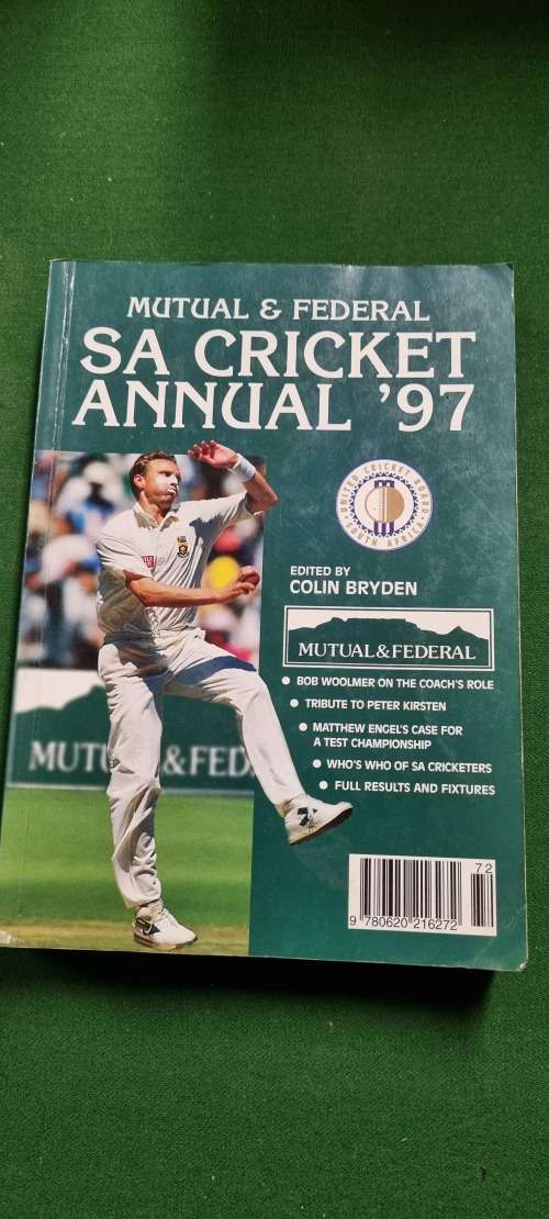 SA Cricket Annual `97. Edited by Colin Bryden.
