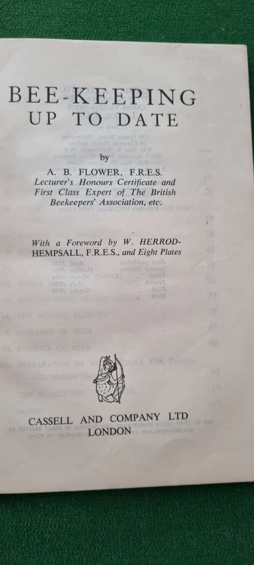 Bee-keeping up to date. AB Flower.