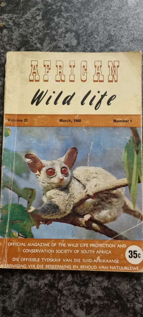 African Wildlife Volume 22 March 1968 Number 1.