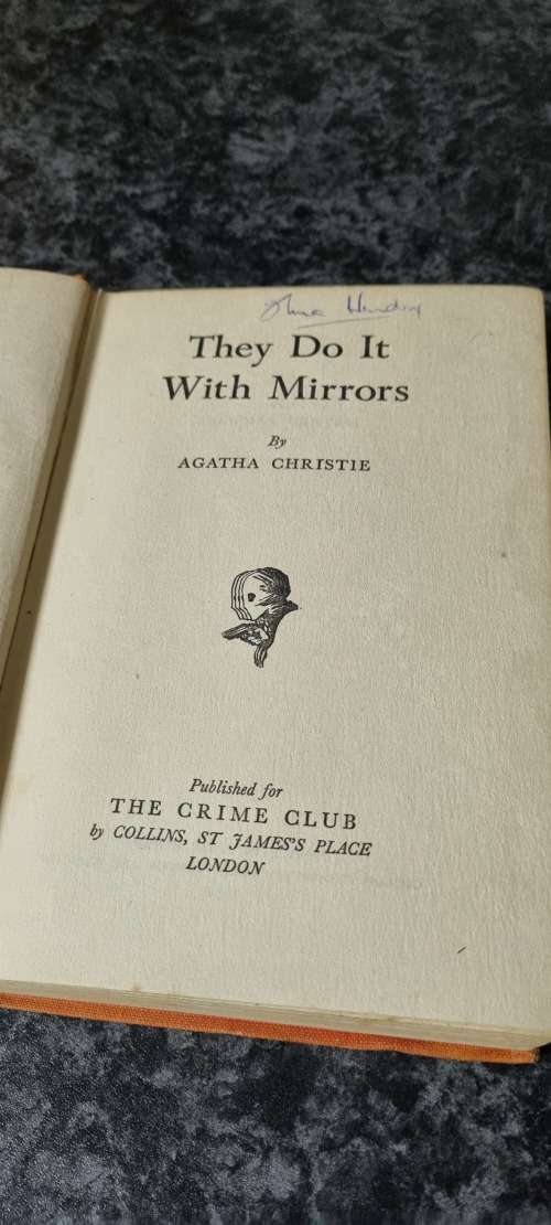 They do it with mirrors. Agatha Christie.