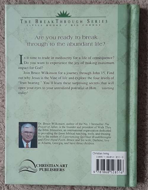 Secrets of The Vine  Author: Bruce Wilkinson