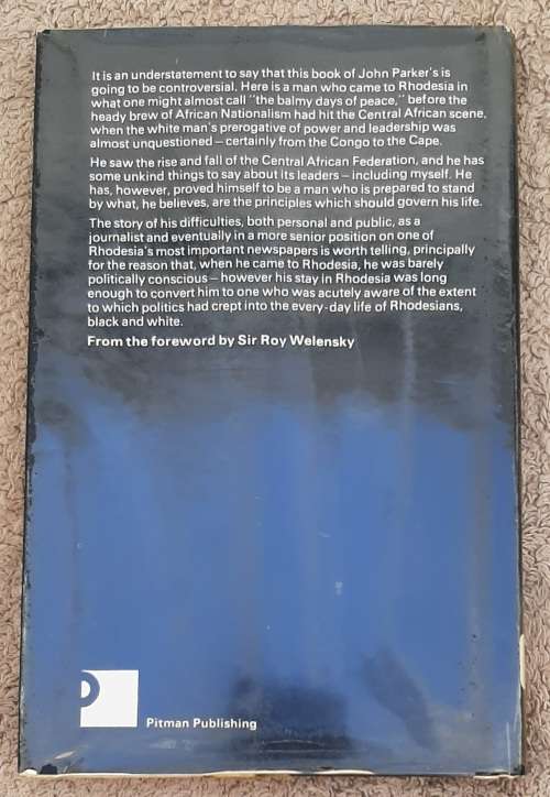 Rhodesia: Little White Island - Author: John Parker