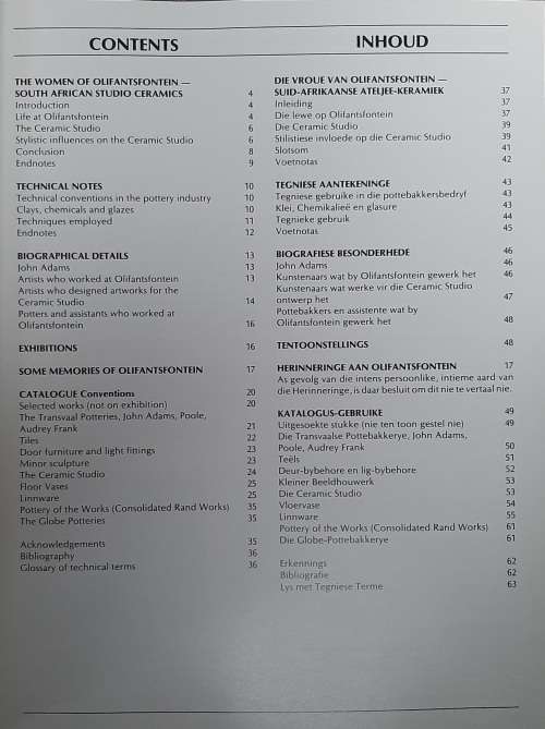 The Womaen of Olifantsfontein-South african Studio Ceramics - Author: Dr Malanie Hillebrand