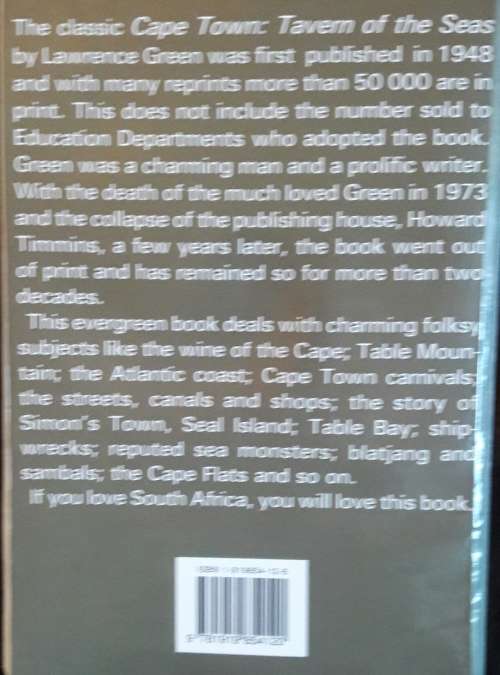 Cape Town: Tavern of the Seas - Lawrence G Green